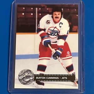 Burton Cummings #290 1991-92 Pro Set Platinum Ice Hockey Trading Card
